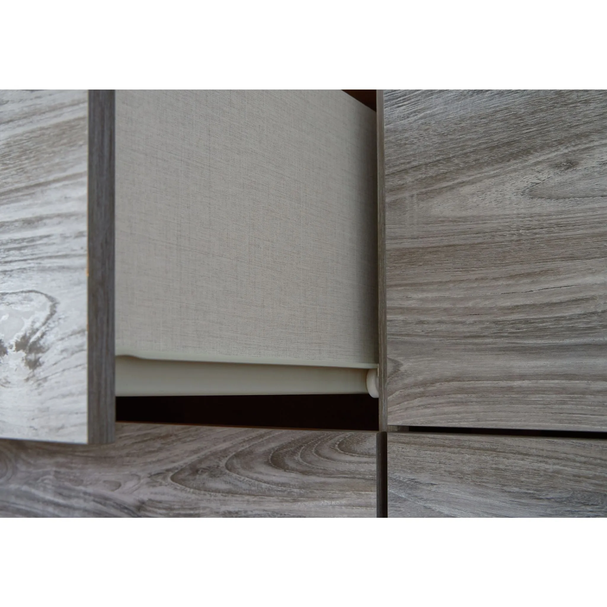 Bronyan Dresser and Mirror - Dark Gray