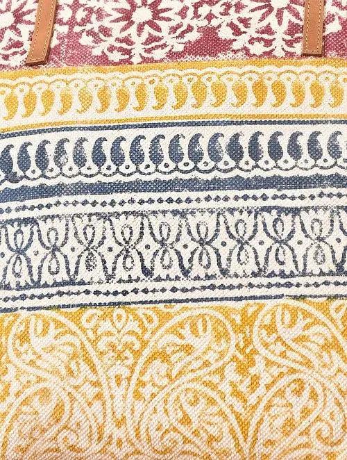 MARINO - BLOCK PRINT  TOTE BAG