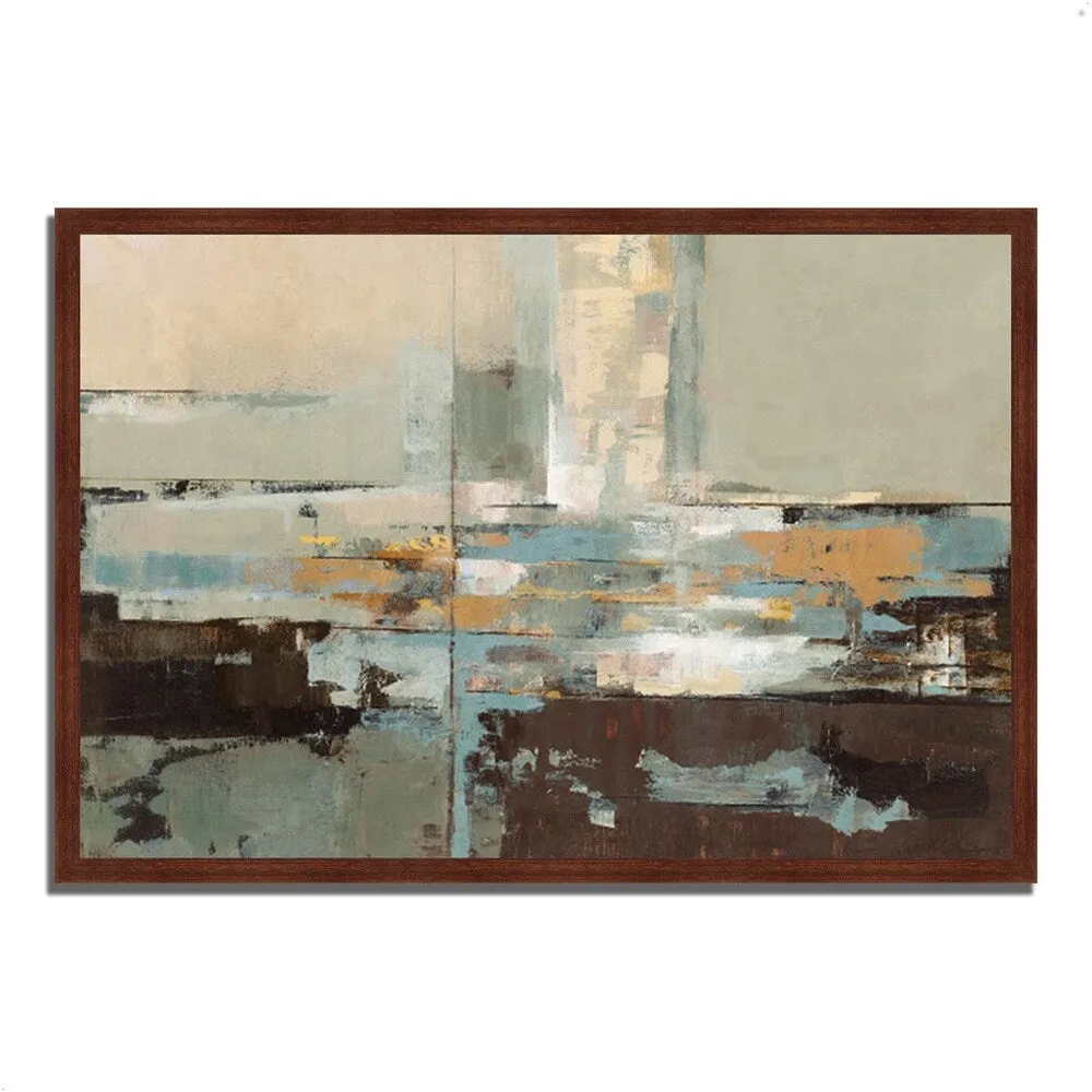 "Morning Haze" by Silvia Vassileva, Framed Painting Print, Ready to Hang