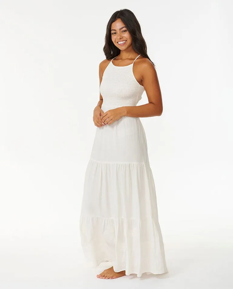 Rip Curl Pacific Dreams Embroidered Midi Dress